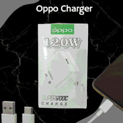 Oppo 120W SuperVOOC Flash Charger | Ultra-Fast Charging Adapter | Original Quality Type-C Wall Charger (White)