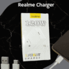 Realme 120W SuperDart Charge Adapter | Original Ultra-Fast Flash Charger | Type-C Power Adapter for Realme Smartphones (White)