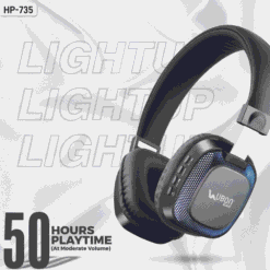 Alternative view of UBON HP-735 Light UP Series Headphones 50 Hours of Playtime Black