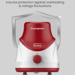Alternative view of Crompton Questa 500W 3 Jars Mixer Grinder (Red & White) warranty 2years