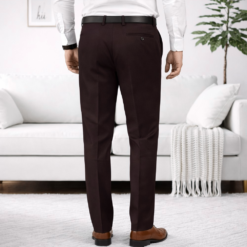 Alternative view of DKZON Stylish Regular Feed Formal Pant Color Sepia