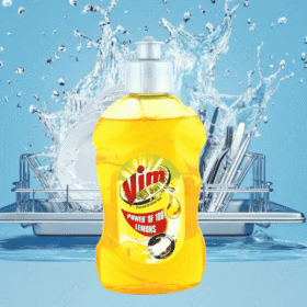Vim Dishwash Liquid - Lemon, 250ml Bottle