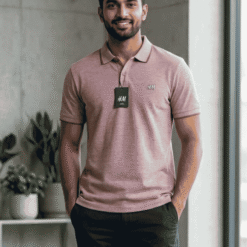 Alternative view of H&M Original Classic Polo T-Shirt – Premium Collection  Light Pink