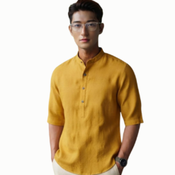 Pure cotton 100% premium short kurta mens