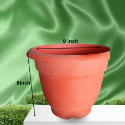 Premium Plastic Flower Pot (9 x 8 Inch) gamla