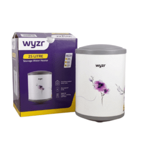 Wyzr 25 Litre Storage Water Heater (Geyser) with Glassline Coated Inner Tank & Shockproof Body 3years warranty