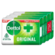 (60g x 4 Packs) - Dettol Original Bathing Soap 100% Germ Protection