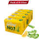 100gm(Pack of 4 + 1 Free) -Godrej No.1 Lime & Aloe Vera Soap  For Fresh & Glowing Skin