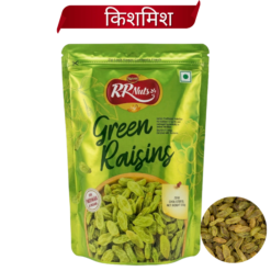 (250gm) RR Nuts - Premium Green Raisins Kismish(Handpicked 1st Grade)
