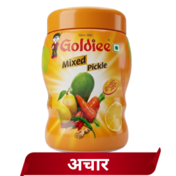 Goldiee Mixed Pickle,Achar 500g (मिक्स्ड अचार) - Perfect Blend of Raw Mango, Lemon & Spices