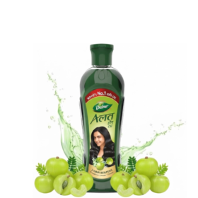 (136ml)Dabur Amla Hair Oil | For Stronger, Longer & Thicker Hair with Vitamin C & Natural Extracts