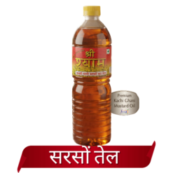 (1L) Shree Shyam Premium Kachi Ghani Mustard Oil (100% Pure Cold Pressed Sarson ka Tel