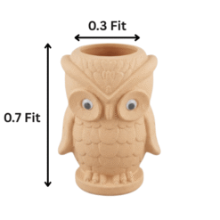 Cute Owl Shape Plastic Planter Gamla Pot