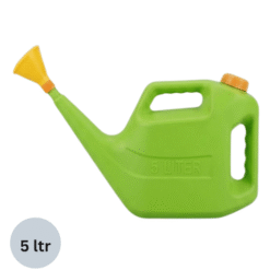 5 Liter Plastic Watering Can for Plants & Garden | Dual Handle Sprinkler Can with Long Spout (Green)
