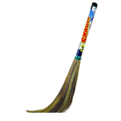 Heavy Duty Grass Broom Jhhadu  for Home Cleaning | Long Handle Phool Jhadu for Floor Cleaning