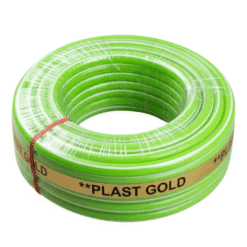 100fit Plast Gold Flexible Heavy-Duty Garden Water Pipe (Green)