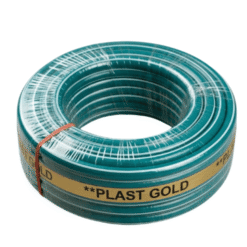100Fit Plast Gold Flexible Heavy-Duty Garden Water Pipe (Dark Green / Teal)