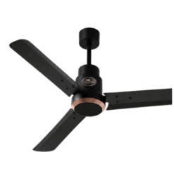 RR Kabel Premium Decorative Ceiling Fan - Modern Matte Black Finish