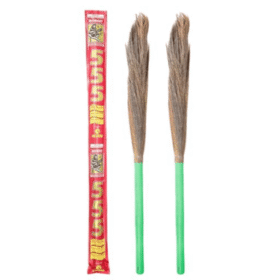Heavy Duty Grass Broom for Home Cleaning | Long Handle Phool Jhadu for Floor Cleaning( Combo Pack )