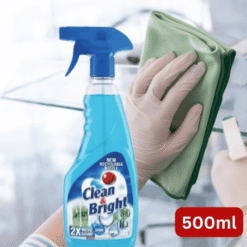 500ml Glass Cleanner   Clean & Bright