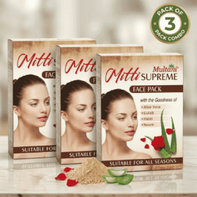 Face Pack multani mitti (Aloe Vera aur Haldi ke sath)
