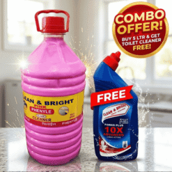 5Ltr free 250ml phenyle + harpic
