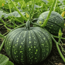 ताज़ा हरा कद्दू  Kumro kaddu (Fresh Green Pumpkin)